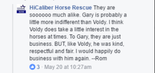 In praise of Gary Thompson, horse killer